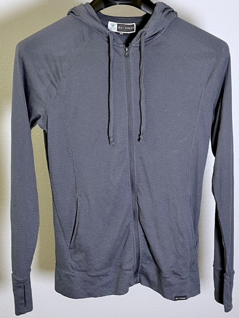 Ex Officio Bugsaway Lumen Full-zip Hoodie, Women's size M, gray